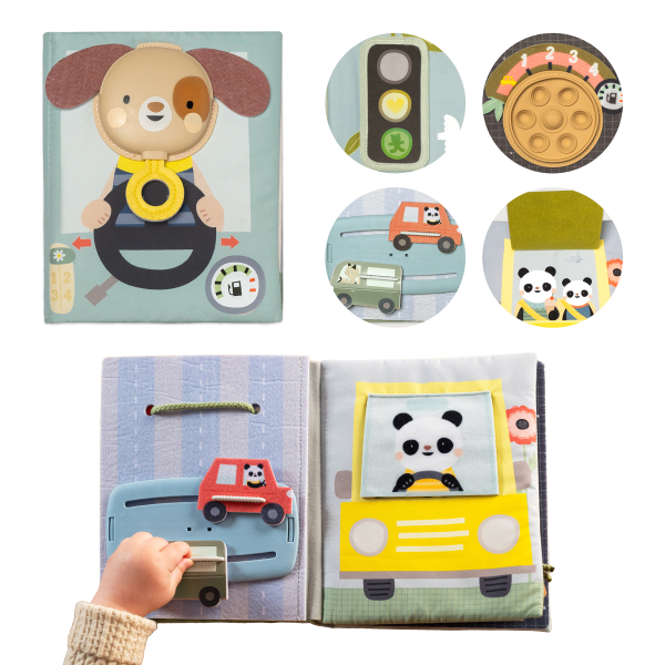Knížka s aktivitami Tiny Traveler Busy Book A