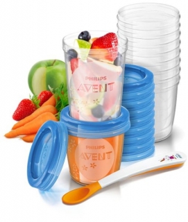 Philips Avent Via Jídelní sada pro batolata Transparent