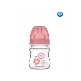Canpol babies Láhev se širokým hrdlem NEWBORN BABY 120ml > varianta růžová