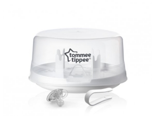 Tommee Tippee Parní sterilizátor do mikrovlnné trouby C2N,šidítko,kleště