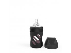 Twistshake Kojenecká láhev Anti-colic skleněná 180 ML > varianta černá