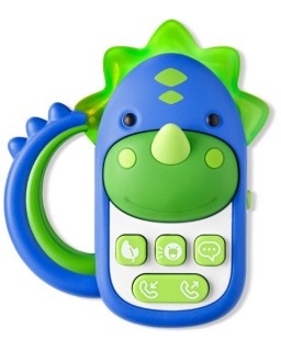 Skip Hop Hračka hudební telefon Dinosaurus 6 m+