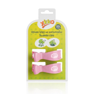 Xkko Klipy na kočárek 2ks > varianta baby pink