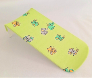 Babyrest Lehátko do vany plátěné Péťa zelený Slon