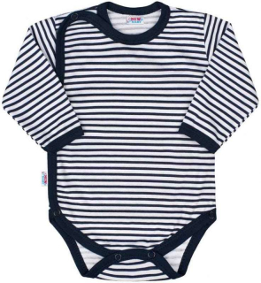 New Baby Kojenecké celorozepínací body proužky