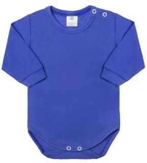 New Baby Kojenecké body s dlouhým rukávem modré