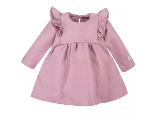 Eevi Šaty s volánky SIMPLY COMFY vřesová