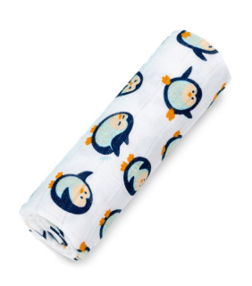 T-TOMI BIO Bambusové plena Penguins 1ks