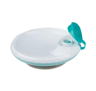 Baby Ono Talíř s ohřívacím dnem a super silnou přísavkou aqua