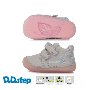 D.D.step - botičky S070-41484 světle šedé