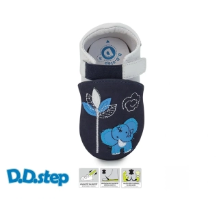 Kožené capáčky D.D.step K1596-41967 Royal Blue