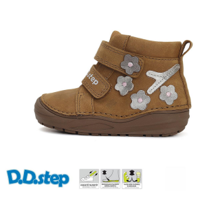 D.D.STEP celoroční botičky S071-42821B CHOCOLATE