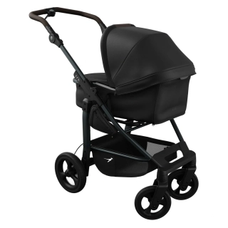 Tfk mono4 frame - air chamber wheel + carrycot mono/pro combi unit black
