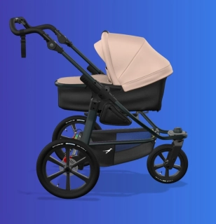 Tfk proA frame + carrycot mono/pro combi unit sand