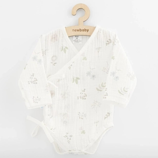Kojenecké mušelínové body s bočním zapínáním New Baby Zoe