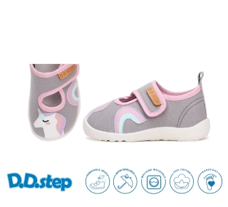 D.D.Step přezůvky plátěnky Barefoot C086-51838A