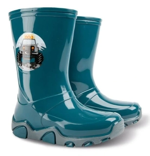 DEMAR - Dětské holínky STORMER 0400 C zelené