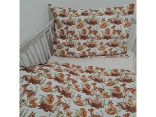 Povlečení do postýlky Lesní zvířátka ČR