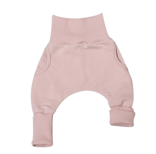 Tepláčky "rostoucí" BAGGY MKcool MK2304 pudrové ČR