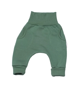 Tepláčky "rostoucí" BAGGY MKcool MK2338 zelené ČR