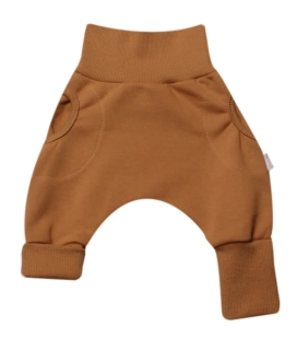 Tepláčky "rostoucí" BAGGY MKcool MK2338 medové ČR