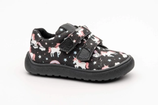 Protetika celoroční dětské barefoot boty Koro - Black