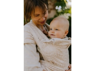 Ergonomické polovázací nosítko Fidella FlyClick Toddler - Seashell sand