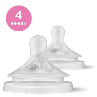 Philips AVENT – Savička Natural Response SCY964/02, průtok 4 (střední), od 3 m, 2 ks