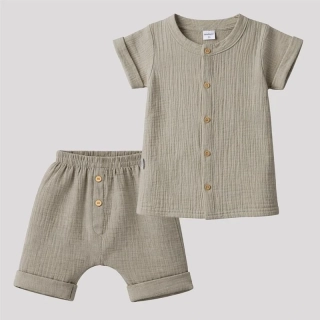 Kojenecká mušelínová košile s kraťasy New Baby linen vel.62