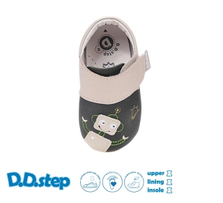 Dětské kožené capáčky K1596-62586