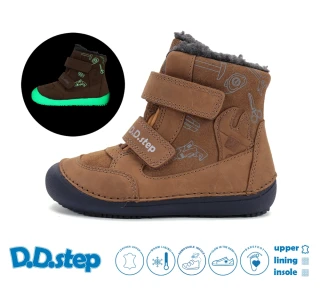 D.Dstep Barefoot zimní boty W063-52130A
