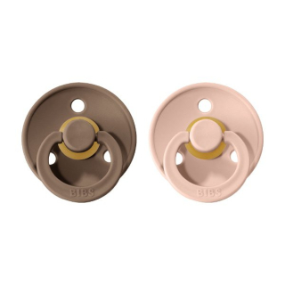 Bibs Colour dudlíky z přírodního kaučuku 2ks - velikost 2 > varianta dark-oak-blush