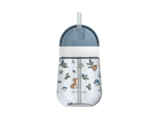 Hrnek s brčkem 300 ml 9m+ Forest Friends
