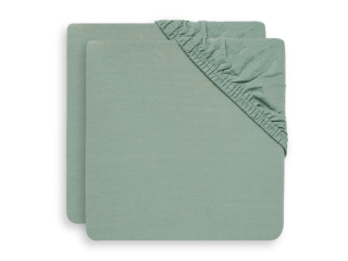 Prostěradlo napínací 120x60 cm 2 ks Ash Green