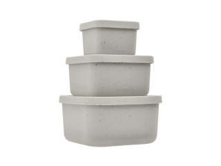 Sada boxů na svačinu 3 ks Platinum Silicone Sand