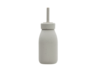 Láhev s brčkem Platinum Silicone Sand