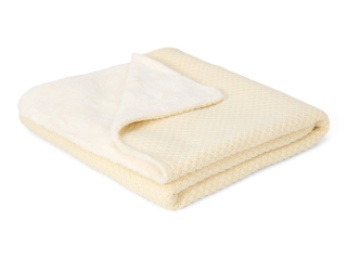 Deka pletená / fleece 70x100 cm Pure Soft White