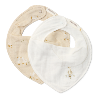Bryndáček bandana 2 ks Husa Newborn Naturals