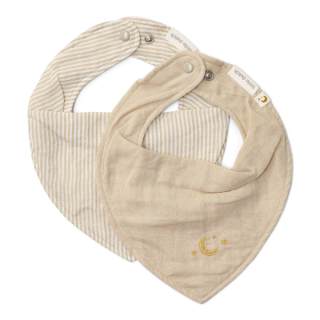 Bryndáček bandana 2 ks Pure Soft Beige