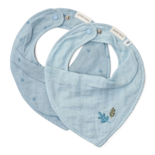Bryndáček bandana 2 ks Pure Denim Blue