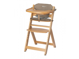 Bebeconfort Timba židlička rostoucí Natural Wood s podložkou