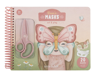 Kniha s vystřihovacími maskami Rosa