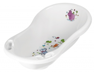 Vanička 84cm "Hippo" se zátkou, Bílá